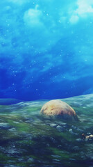 Wall Mural - Starry sky vertical background for mobile phones.