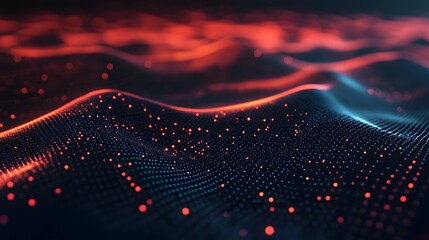 Wall Mural - 5. abstract 3d effect dark black background with diagonal lines and a sharp, futuristic halftone gra
