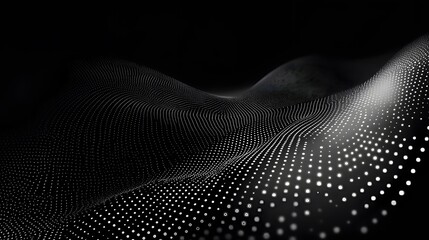 Wall Mural - 25. elegant deep black background with diagonal lines and a smooth halftone gradient transitioning f