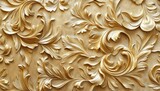 Ornate gold leaf decorative panel
