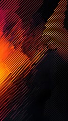 Wall Mural - 6. black gradient abstract backdrop with sleek diagonal lines, transitioning from dark to light tone