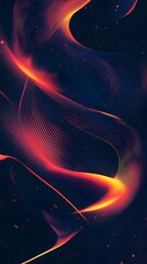Wall Mural - 13. dark black abstract design with sharp diagonal lines, enhanced by a premium halftone gradient fo