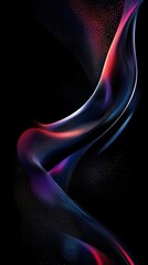 Wall Mural - 50. premium abstract black background with dynamic diagonal lines and smooth gradient halftone trans