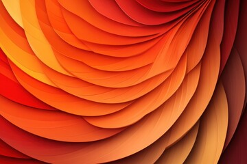 abstract orange gradient layers background with smooth curves and flowing lines creating a dynamic a