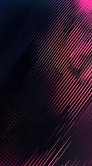 Wall Mural - 76. dark black background with sleek diagonal lines cutting through, enhanced with a seamless halfto