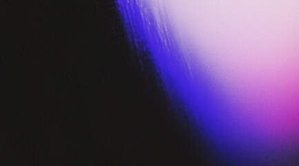 Wall Mural - Abstract holographic grainy background with blurred wavy lines in blue and pink colors