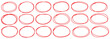 © vaibhavapradayaka - Set of hand drawn doodle red marker round frames. Red pen drawn marks, red circle set, highlight circle. Hand drawn marker doodle line stroke. Handwritten highlight red scribble circle.