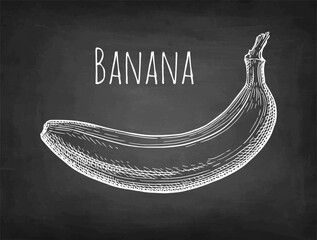 Wall Mural - banana chalk sketch