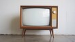 © Arthittaya - Vintage Wooden Frame Television Display