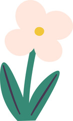 Wall Mural - hand drawn flower