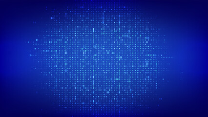Wall Mural - binary code background. background of binary code with digits 1 and 0. digital binary data and strea