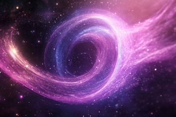 Wall Mural - a swirling galaxy of vibrant colors, showcasing the beauty and mystery of space