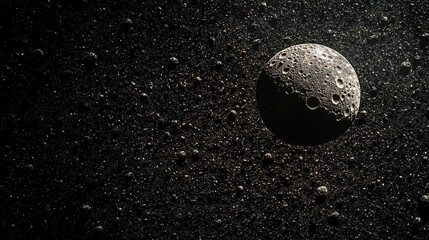 Wall Mural - Alien Moon in Space