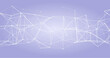 © shacil - Abstract background with connecting dots and lines. Network connection structure. Plexus weave effect. Abstract 3d vector illustration