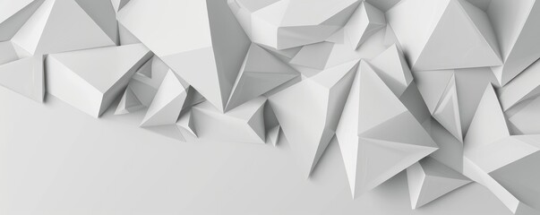 Wall Mural - abstract white modern shape sharp triangle wallpaper graphic presentation geometry element template 
