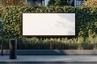 © bikin - Vibrant Picture of Billboard Mockup on the Fence