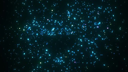 Wall Mural - glowing particles dynamically align to form a futuristic map of united arab emirates. the animation 