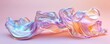 © Maryam - An iridescent fluid abstract image with vibrant colors in a smooth, flowing style on a soft gradient background. Vibrant holographic fluid colors flow abstractly. pastel pink. MZ