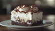 © judhi - Close-up of Tiramisu slice on plate in cafe