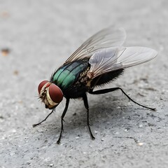 fly on leaf