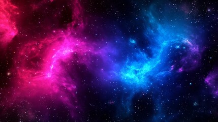 Wall Mural - vibrant cosmic nebulae: a stunning space exploration