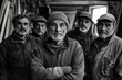 © VolumeThings - Family workshop s carpenters across generations gaze at the camera