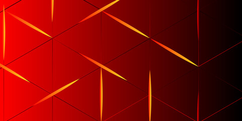 abstract red with hexagon and hexagonal background. 3d futuristic abstract honeycomb mosaic backgrou