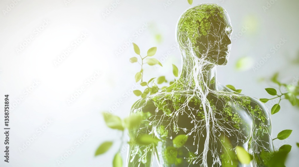 Lymphatic system flow chart at a wellness retreat. Featuring immune