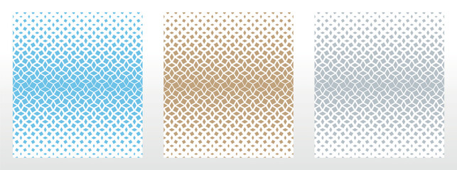 Fototapete - Set of abstract geometric patterns. Seamless vector backgrounds. Colored ornaments Graphic modern patterns Simple lattice graphic design