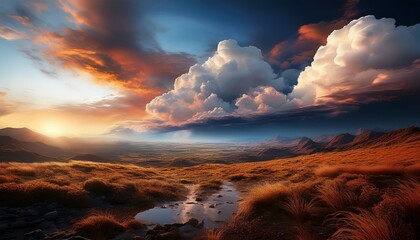 Wall Mural - sky landscape