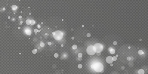 Wall Mural - bokeh light lights effect background. christmas background of shining dust christmas glowing light b