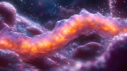Wall Mural - Cosmic Symphony: A breathtaking display of nebulae's grandeur, a mesmerizing dance of celestial artistry captured with vivid colors, intricate details and cosmic dust.