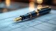 © arlisa - Elegant Fountain Pen on Document