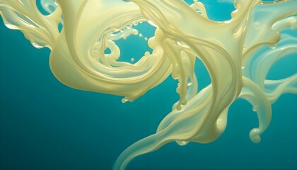 Wall Mural - a close up of a liquid in the water