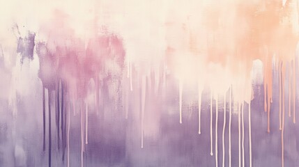 Aufkleber - Elegant pencil strokes create a gentle watercolor wash in soft pastel hues blending seamlessly