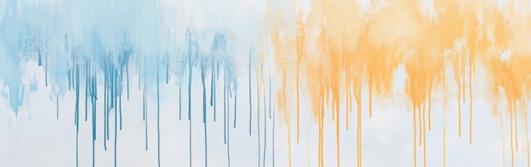 Aufkleber - Elegant backdrop of pencil strokes in soft blue and warm orange hues blending seamlessly together