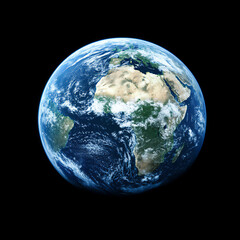 the planet earth as seen from space,