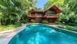 © QURANI - Tropical house poolside luxury vacation rental