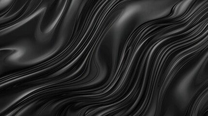 Wall Mural - trendy abstract black background with flowing gradient textures, ideal for flyers and presentations.