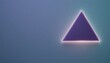 © SUPERARTMAN - Geometric design inspiration purple triangle on gradient background digital art minimalist style contemporary environment abstract viewpoint