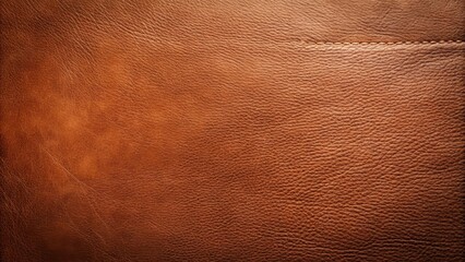 Aufkleber - High-resolution image showcasing the rich texture of brown leather with subtle stitching detail