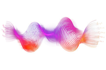 Wall Mural - png audio waves background purple neon.