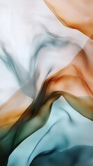 Aufkleber - Fluid Morphology Ethereal Organic Gradient Texture - Innovative Digital Art for Mindful Branding, Tech Design and Wellness Aesthetics