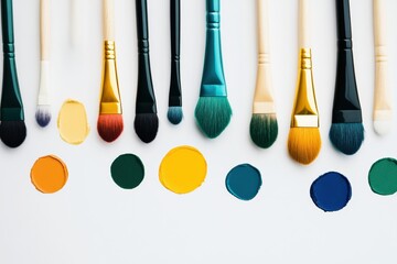 Poster - Chromatic Makeup Artistry Vibrant Color Theory Meets Professional Beauty Tools - Next-Gen Creative Expression and Digital Content Styling