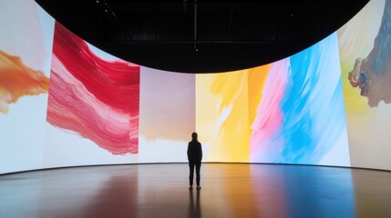 Poster - Immersive Digital Narrative Cutting-Edge Multimedia Art Experience Exploring Sensory Engagement and Emotional Connectivity in Contemporary Visual Culture