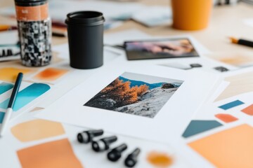 Leinwandbilder - Fluid Creativity Unveiled Next-Gen Content Design Workspace - Minimalist Workflow Aesthetic for Digital Storytellers and Emerging Visual Professionals