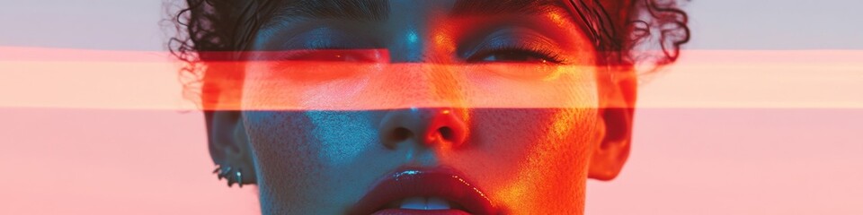 Poster - Chromatic Wellness Digital Identity Fusion - Gen Z Aesthetic Exploration in Sensory Color Spectrum for Emotional Branding Narratives