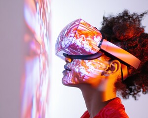 Leinwandbilder - Immersive XR Learning Revolution Gen Z Metaverse Education through Dynamic Mixed Reality Visualization and Experiential Knowledge Transfer