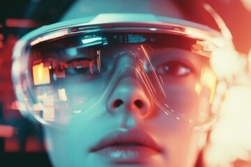 Aufkleber - Next-Gen AR Immersion High-Performance Smart Glasses Redefining Digital Perception for Tech-Savvy Millennials and Gen Z Innovators