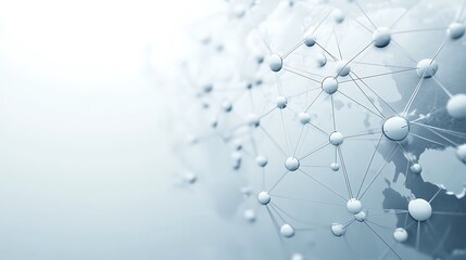 Fototapete - Global Network Connection Abstract Illustration of a Complex Worldwide Network